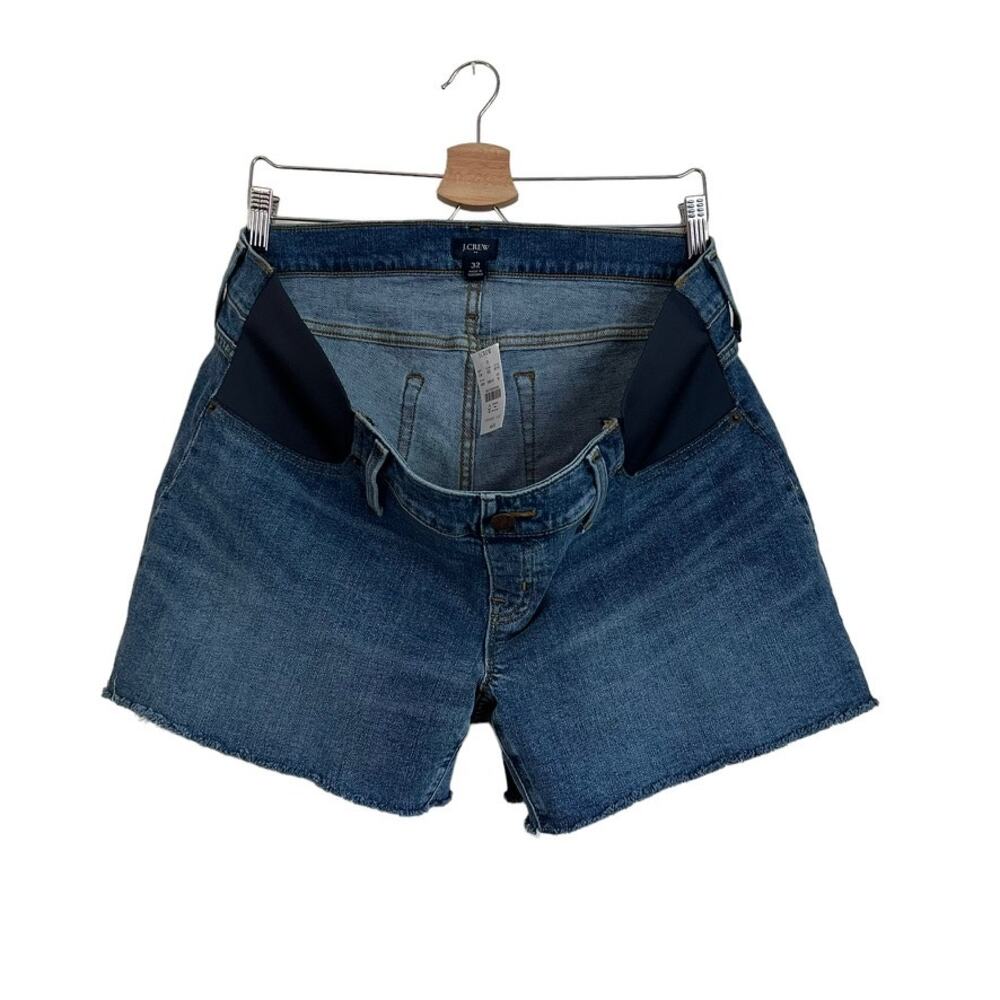 J. Crew Denim Maternity Shorts Size 32 Style BF779